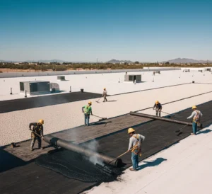 Built-Up Roofing BUR Installation