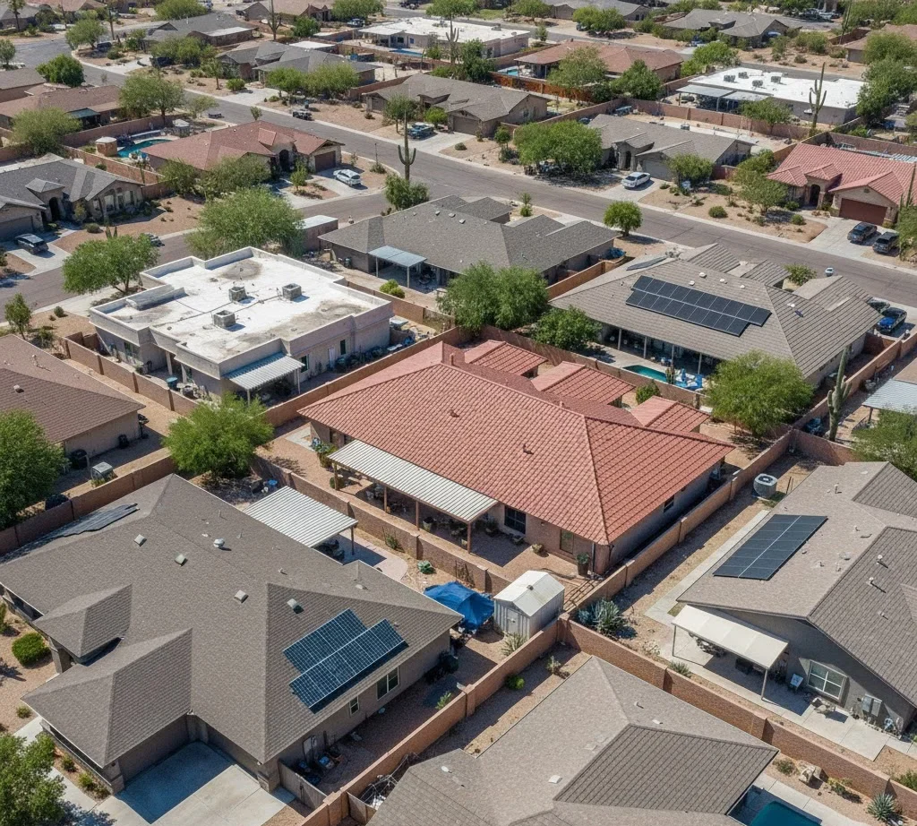 Complete residential roofing services for homes in Tucson Arizona